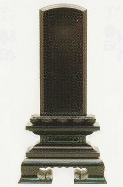 黒檀蓮付春日位牌